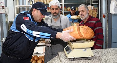 Bursa Osmangazi'de fırın ve tatlıcılara Ramazan denetimi