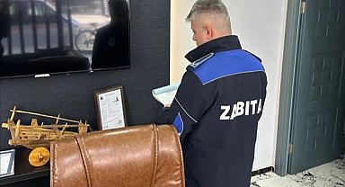Bursa'da İnegöl Zabıtası'ndan emlakçılara yakın mercek