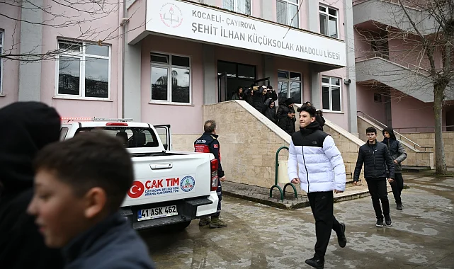 ÇAK-TİM'den okullarda afet farkındalıklarına devam