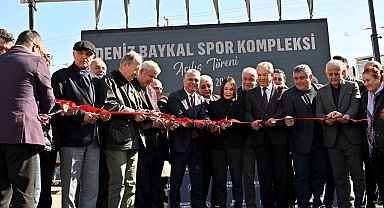 Deniz Baykal Spor Kompleksi açıldı