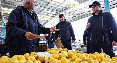 Denizli Büyükşehir'den pazaryerlerinde etiket denetimi
