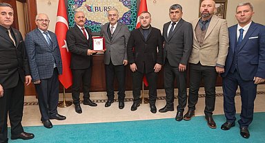 Dünya Türk Birliği'nden Bursa Valisi Ayyıldız'a ziyaret