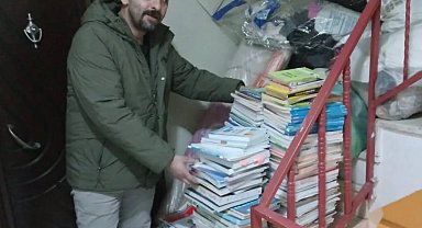 Edirne Keşan'da eski kitaplar geri dönüşüyor