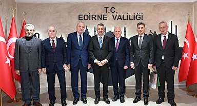 Edirne Valisi Sezer'e Balkan liderlerinden ziyaret