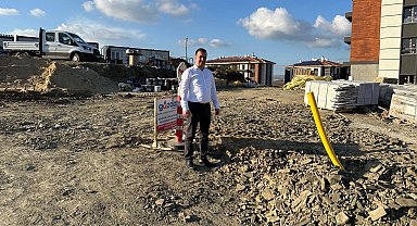 Edirne Yenimuhacır'da TOKİ konutlarına doğal gaz hattı