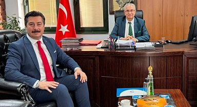 Ercan Özel, Vali Yardımcısı Doğan'ı ziyaret etti
