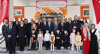 Kahramanmaraş'ta eşit gelecek için 4 derslikli anaokulu eğitime başladı