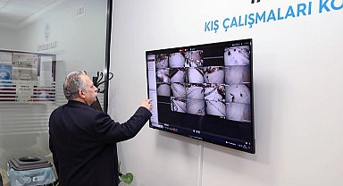 Kayseri Talas'ta kar teyakkuzu