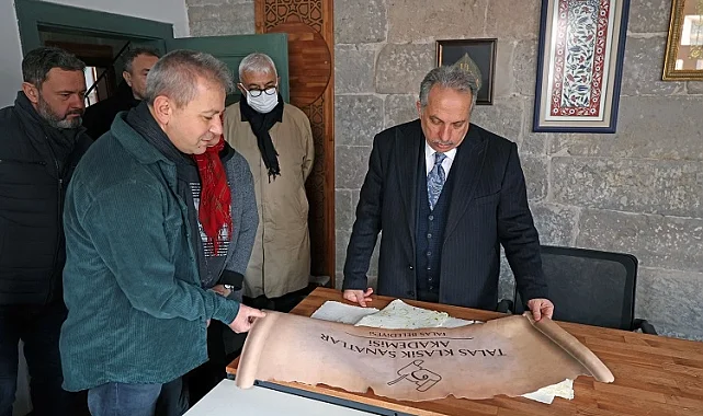 Kayseri Talas'ta Klasik Sanatlar Akademisi kuruluyor