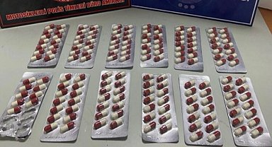 Keşan'da poşetten 163 adet sentetik ecza çıktı!