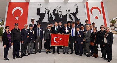 Kıbrıs Barış Harekatı'na katılan gaziler 51 yıl sonra Yavru Vatan'da!