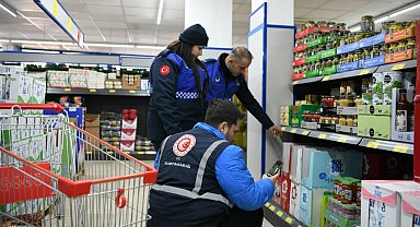 Kocaeli Çayırova'da marketlere sıkı denetim