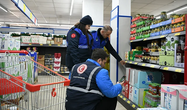 Kocaeli Çayırova'da marketlere sıkı denetim