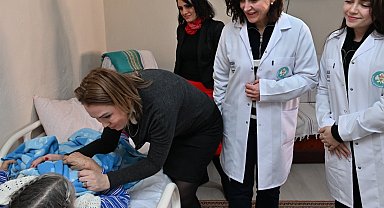 Manisa'da Başkan eşinden huzurlu ziyaret