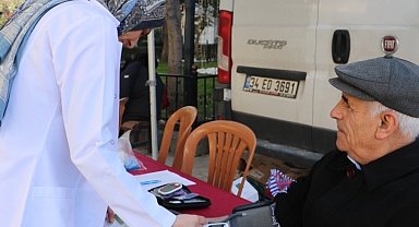 Manisa'da solunum testi yapıldı