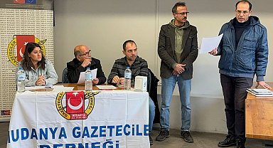 Mudanya Gazeteciler Derneği'nde nöbet değişimi