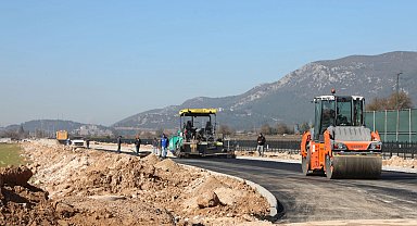 Muğla'da AVM bağlantı yolunda son rötuşlar