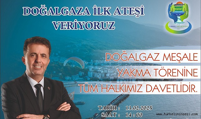 İlk doğalgaz Türkeli'ye 13 Şubat'ta veriliyor