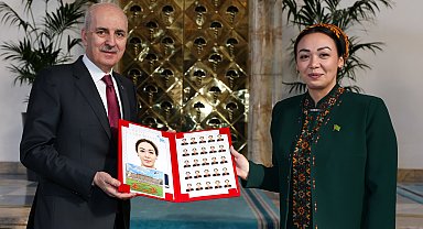 Türkmenistan Meclis Başkanı Gulmanova TBMM'de