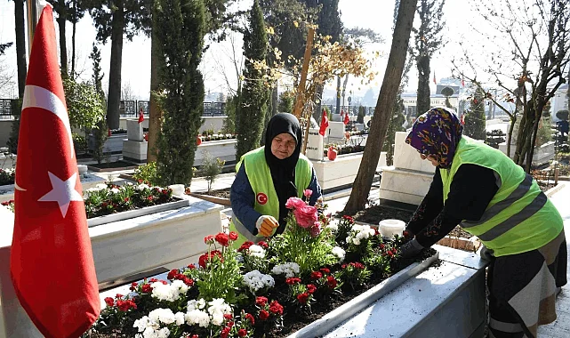 Balıkesir Büyükşehir'den şehitlere vefa