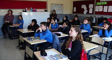 Bursa Gemlik'te öğrencilere 'çevre' farkındalığı eğitimi