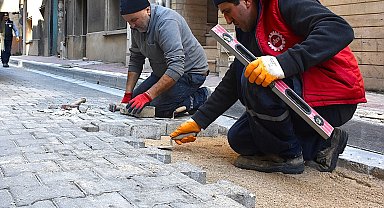 Bursa Gemlik'te yol çalışmaları hız kesmiyor