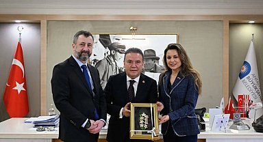 Çek Büyükelçi Stepanek Başkan Muhittin Böcek'i ziyaret etti