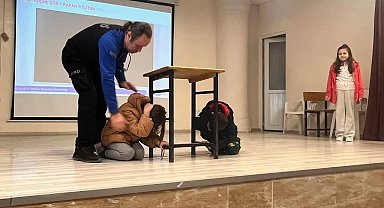 Edirne İpsala'da okullarda deprem tatbikatı
