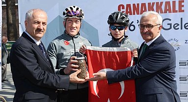 Gebze'den Çanakkale'ye uğurlandılar... Türk Bayrağı şehitliğe ulaştırılacak