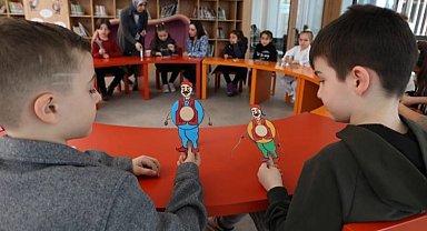 İnegöllü minikler kendi ramazan davulunu yaptı