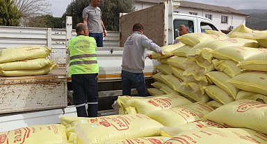 İzmir Güzelbahçe Belediyesi'nden çiftçiye desteğe devam