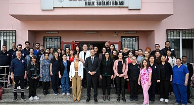 İzmit Bornova'da Başkan Eşki, 14 Mart Tıp Bayramı ziyareti