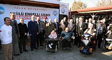 Kayseri Talas'ta engellilerin yüzü gülüyor