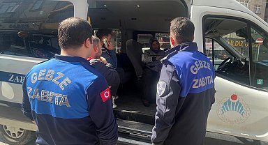 Kocaeli Gebze zabıtası dilencilere izin vermiyor