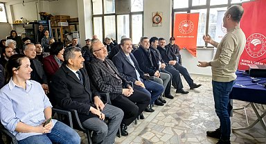 Mudanyalı üreticilere zeytinde doğru teknikler anlatıldı