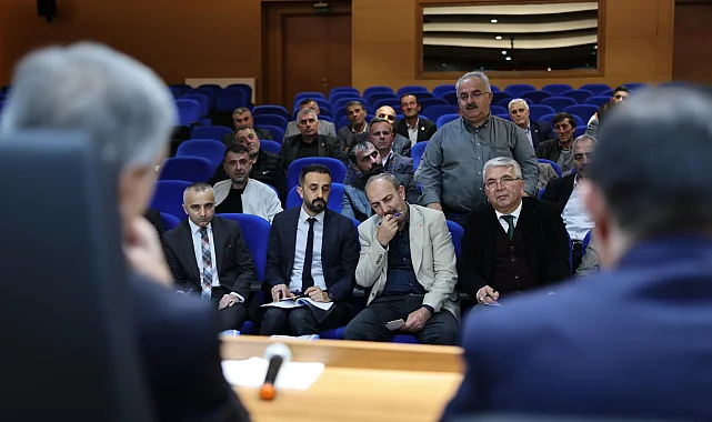 Sakarya'da Başkan Alemdar Kocaali'nin muhtarlarını dinledi