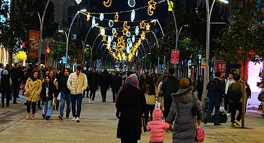 Sakarya'da Çark Caddesi süslendi