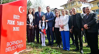 Şehit Üsteğmen Fehmi Taşkın'ın adı Bornova'da yaşayacak