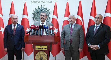 Bakan Tekin eğitimi Çorum'dan değerlenirdi