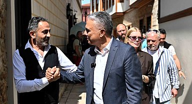 Başkan Uysal, Kaleiçi esnafıyla bir araya geldi