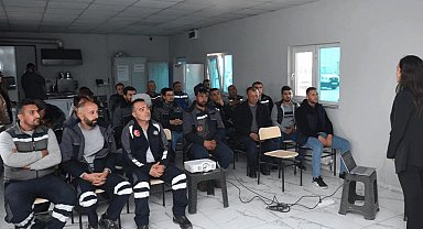 BASKİ personeline "Asbestli Hat Söküm Eğitimi"