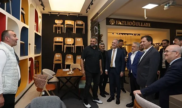 Bursa İnegöl protokolünden Modef'e ziyaret