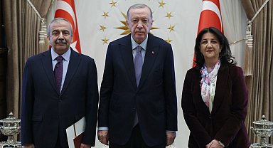 Cumhurbaşkanı Erdoğan, DEM heyetini kabul etti