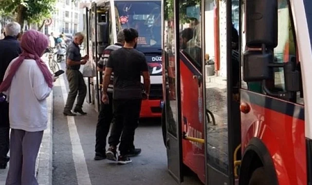 Düzce'de halk otobüsleri çileye dönüştü