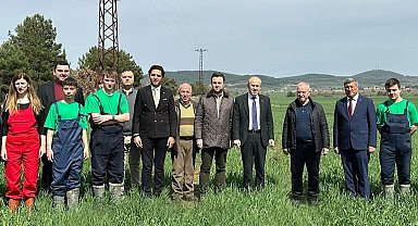 Edirne Keşan'da geleceğin tarımcıları hasada hazırlanıyor