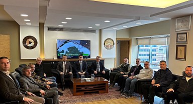 Edirne'de Ziraat Bankası yetkililerinin Keşan TSO ziyareti