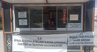 El yapımı çikolatalar Keşan'da satışta
