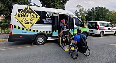 Engelsiz taksi 7 bin 43 kere engelleri aştı