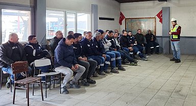 İzmir Selçuk'ta belediye personeline 'İş Sağlığı ve Güvenliği' eğitimi