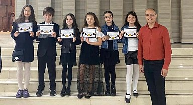 Keşan BİLSEM'liler Müzik Festivali'nden ödülle döndü